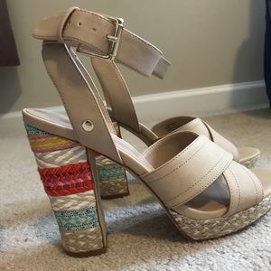 Espadrille Chunky Heel - perfect condition✨